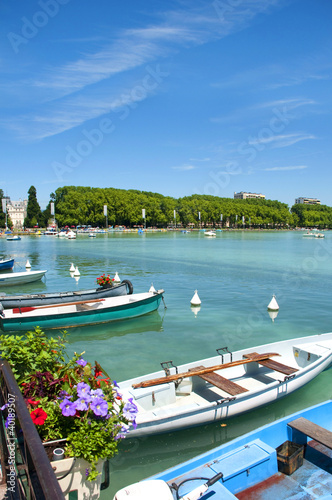 Obraz na płótnie Lake annecy w salonie