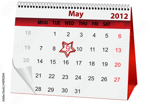 holiday calendar for 9 May