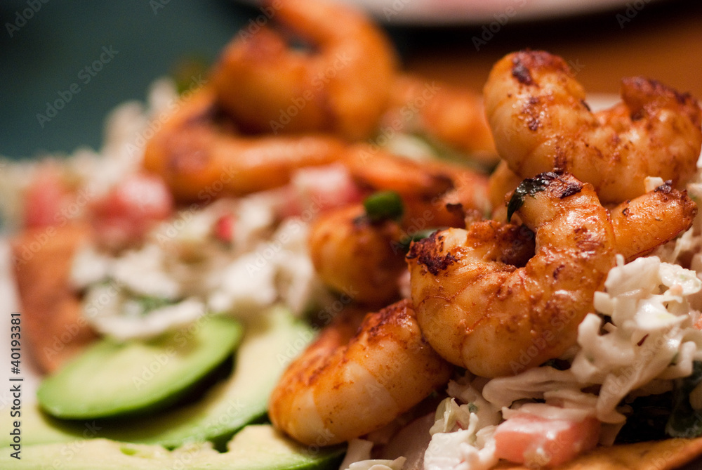 Shrimp Tostadas