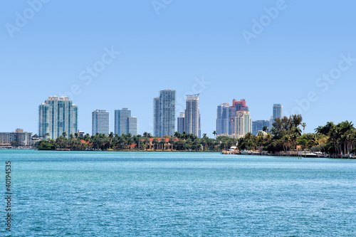 Miami Skyline, Biscayne Bay © Stefan Becker