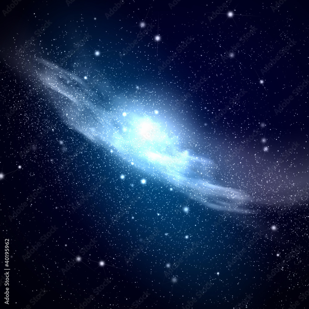 Naklejka Space galaxy image