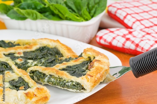 torta di spinaci photo