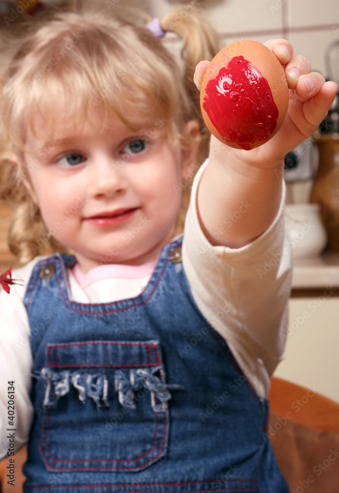 Fototapeta premium Easter painting