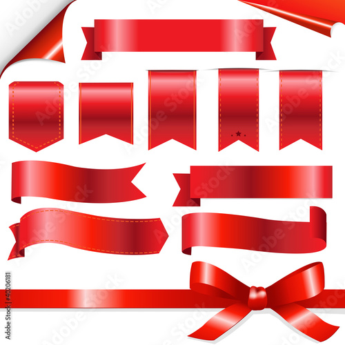 Red Ribbons Set