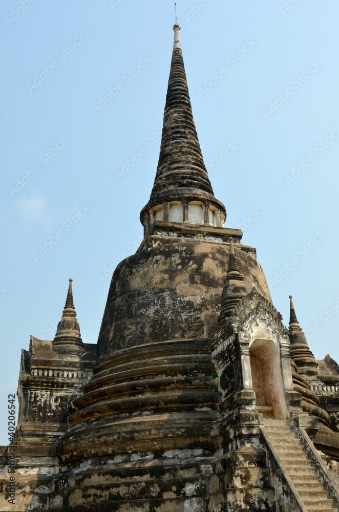 Fototapeta premium Un temple à Ayutthaya