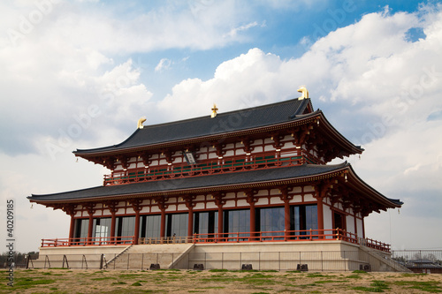 平城京大極殿（再建）／右京側／奈良県／日本