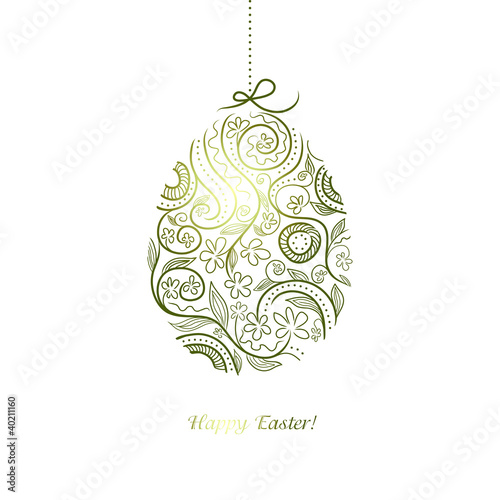 Easter decorative egg