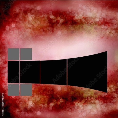 faire part amour rouge