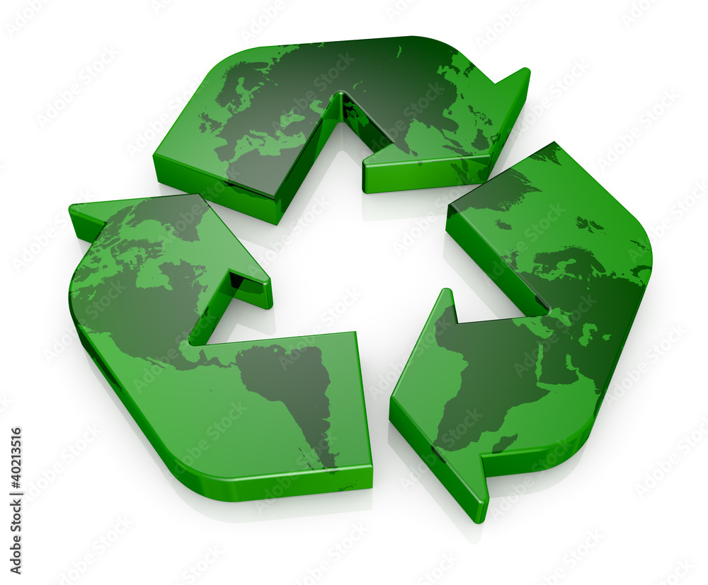 Fototapeta premium symbol of recycling
