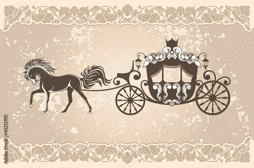 Canvas Print Royal carriage