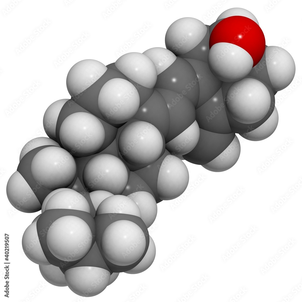 Vitamin D3 (cholecalciferol) molecule Vitamin D3 (cholecalciferol) molecule