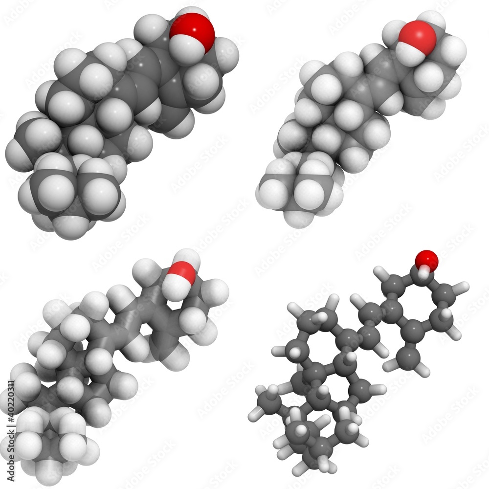Vitamin D3 (cholecalciferol) molecule Vitamin D3 (cholecalciferol) molecule