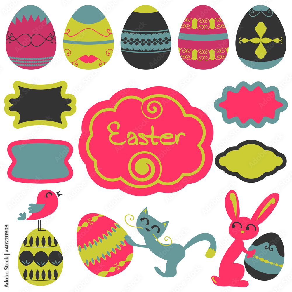 Easter decorative elements