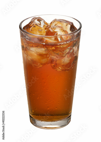 Tea Glass isolated with clipping path