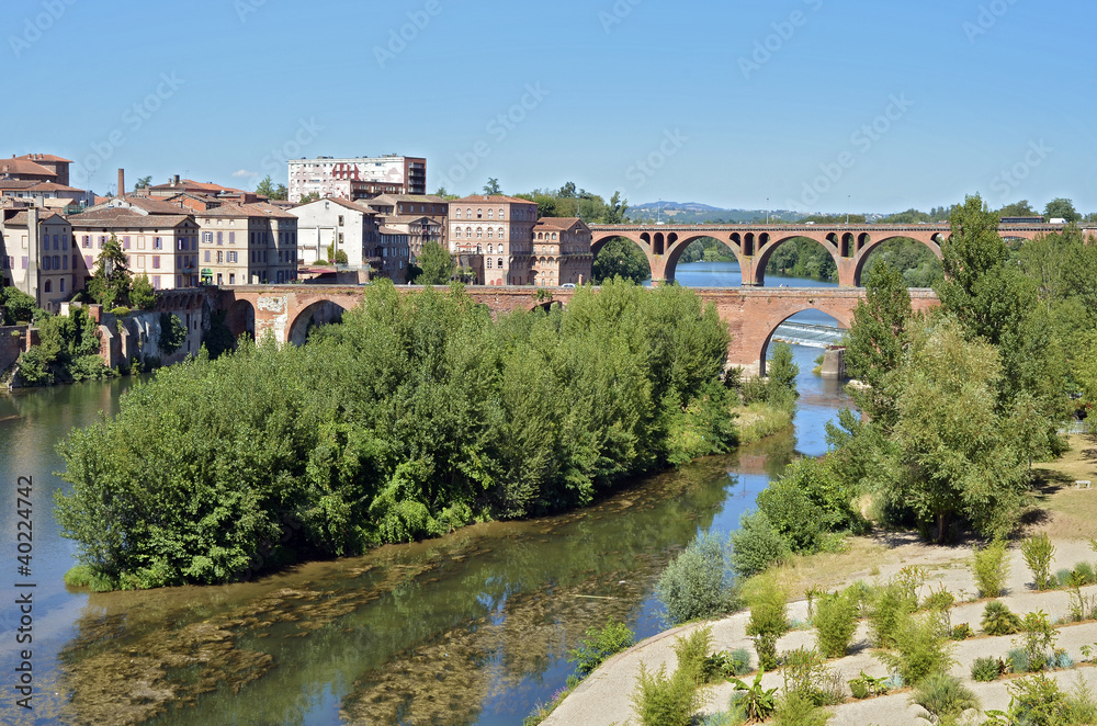 The Maine river at Albi in France
