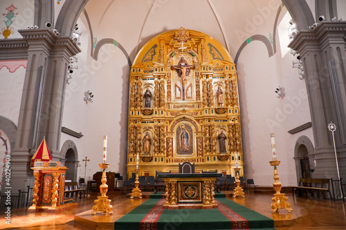 Golden Altar Mission San Juan Capistrano California