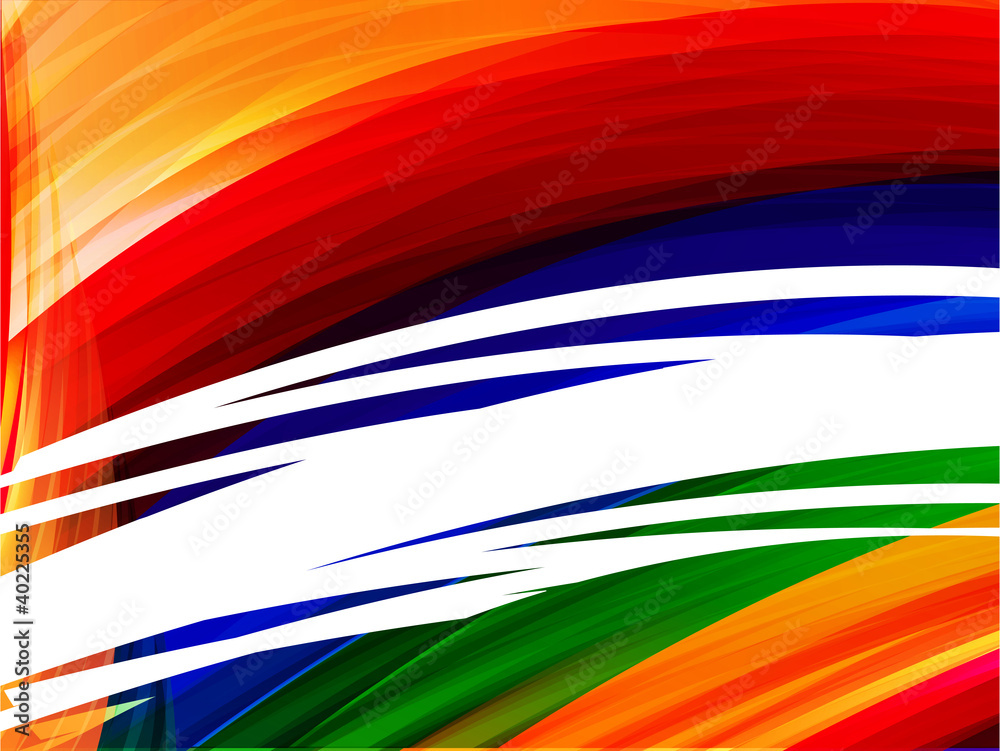 Fototapeta premium vector abstract colorful lines background and brochure