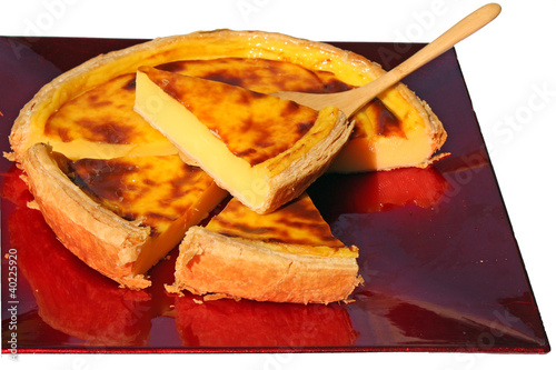 Tableau sur toile Flan pour gourmand