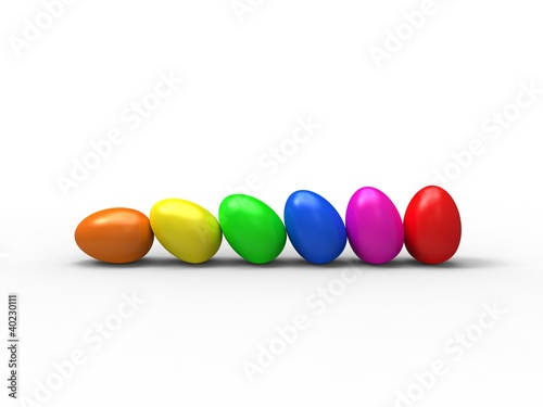 roll color eggs