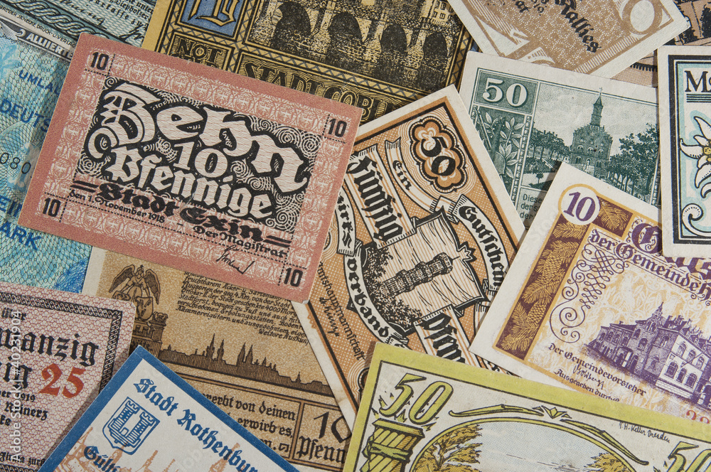 Old German money