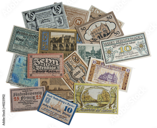 Old German money