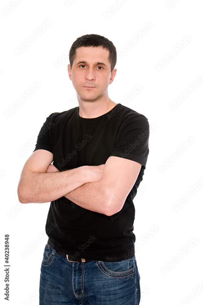 man in black T- shirt man in black T- shirt