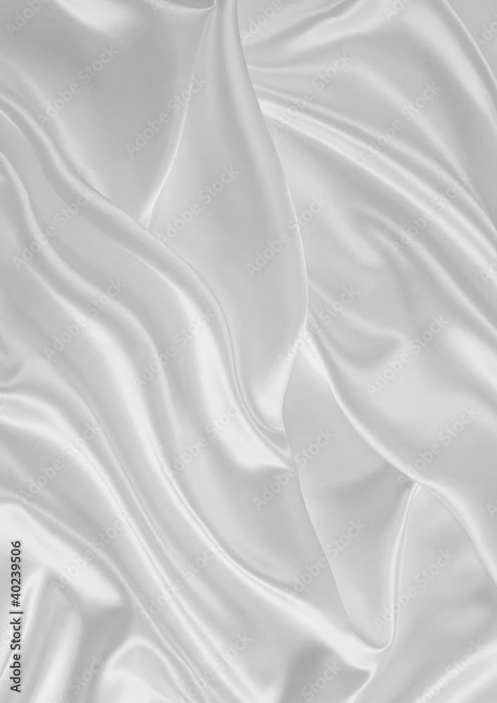Smooth elegant white silk can use as fine background