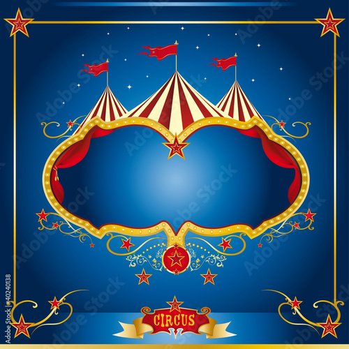 Circus blue leaflet