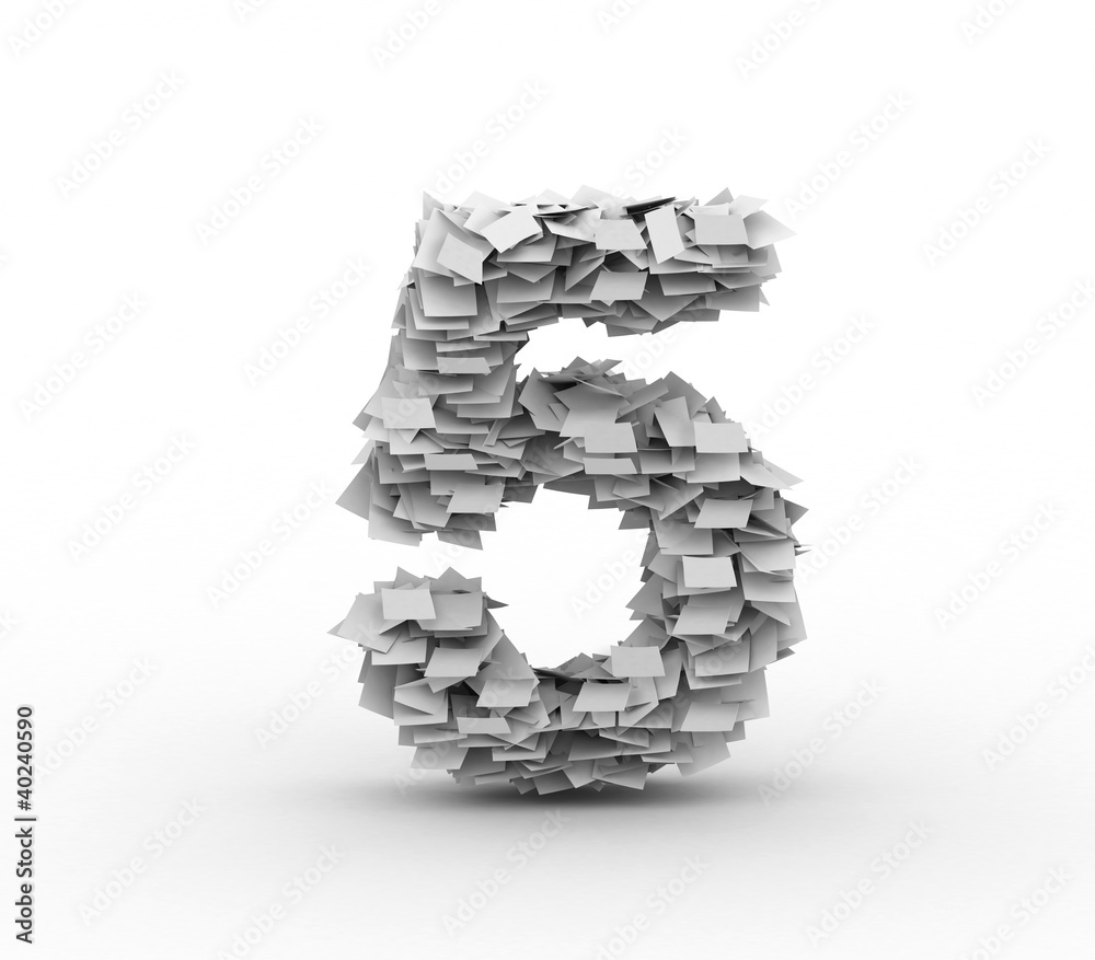 Big pile of paper,.number 5 Big pile of paper,.number 5