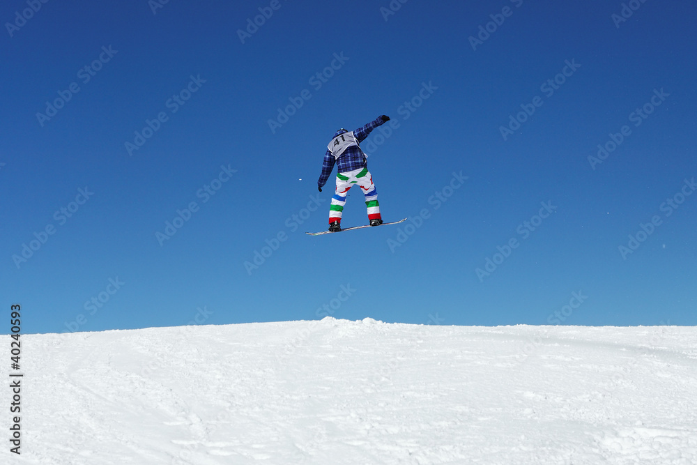 Saut en snowboard Saut en snowboard