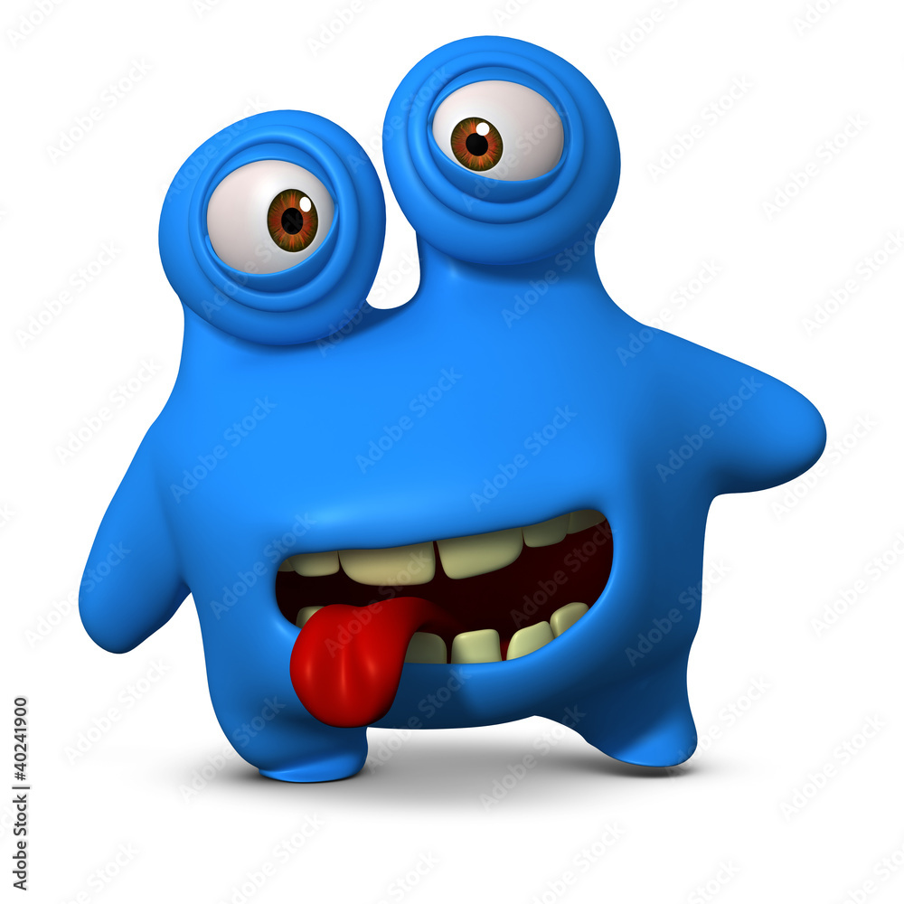 crazy blue monster crazy blue monster