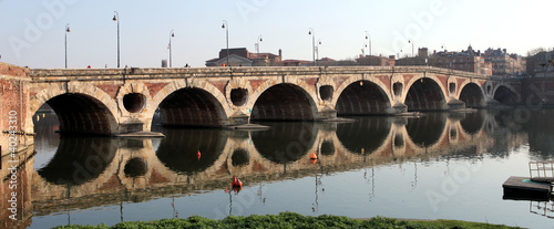 Foto Le Pont Neuf de Toulouse (31) sur La Garonne