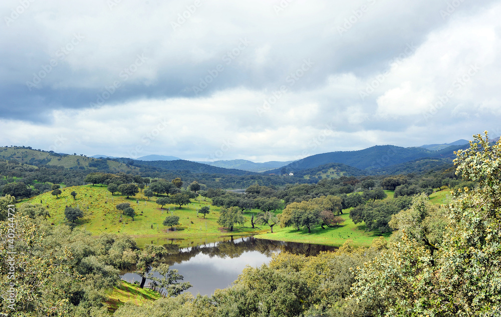 Obraz premium Parque Natural Sierra de Aracena, provincia de Huelva
