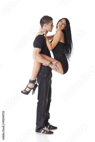 Young Couple In Love - Woman In Mans Hand