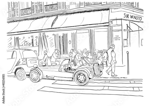On the streets of Paris