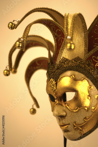 Gold Venetian Masquerade Mask
