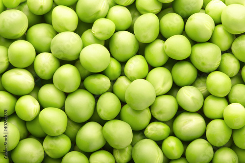 Green peas background © andersphoto