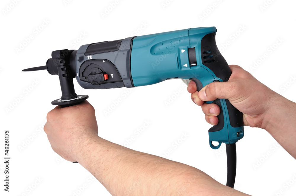 perforator in hand perforator in hand