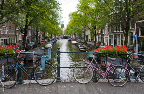 Amsterdam Canal and Bikes