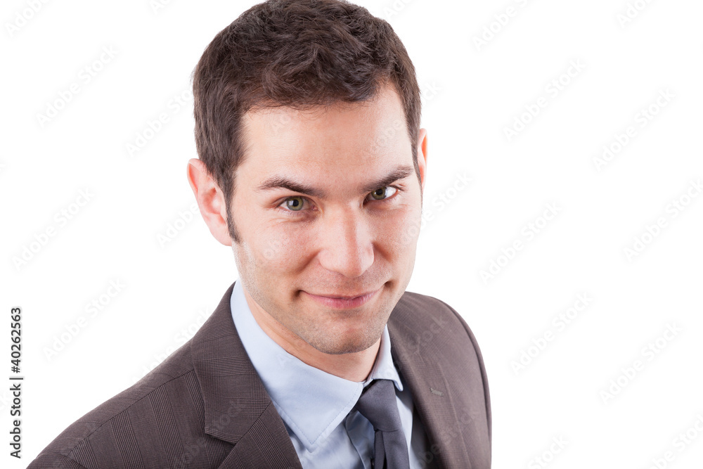 Portrait of a young caucasian business man Portrait of a young caucasian business man