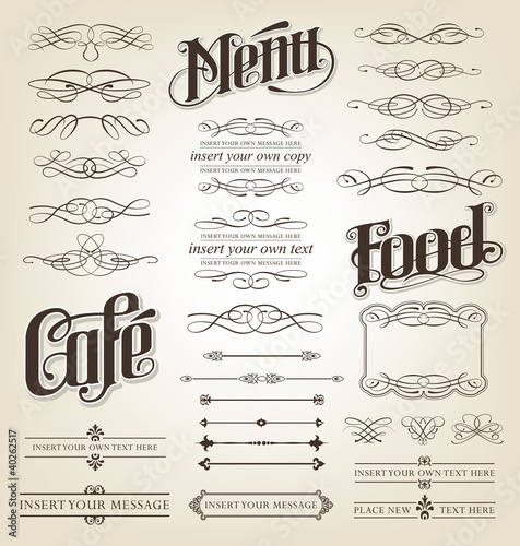 Calligraphic and Decorative scrolls