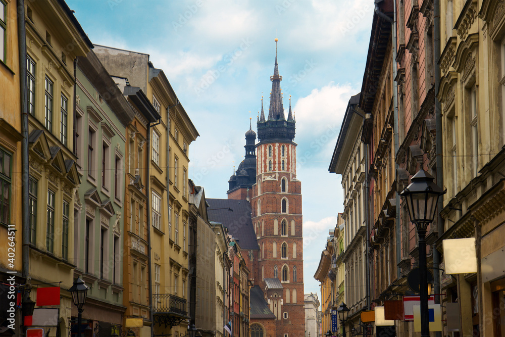 Florianska street, Krakow, Poland