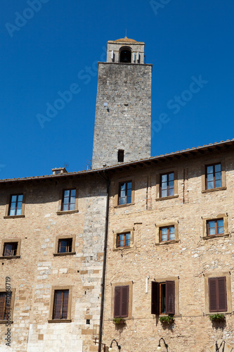 San Gimignano-  small walled medieval hill town in the Tuscany