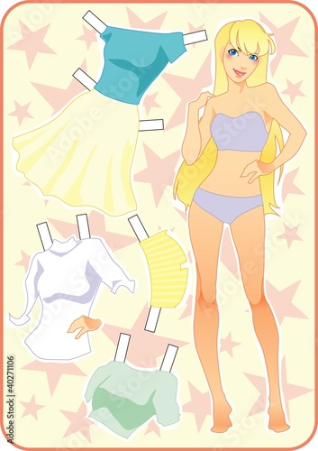 Alice Paper Doll