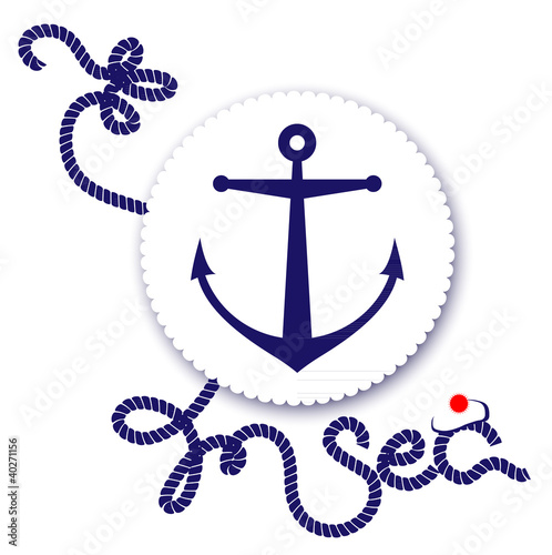 Nautical design, anchor