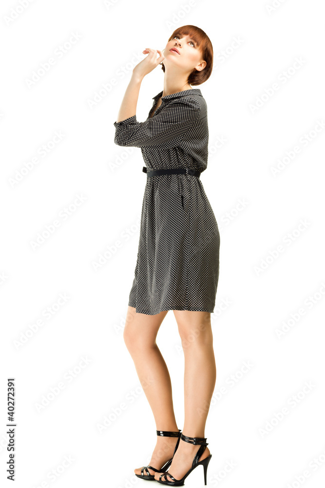 Full length portrait of a confident young female Full length portrait of a confident young female