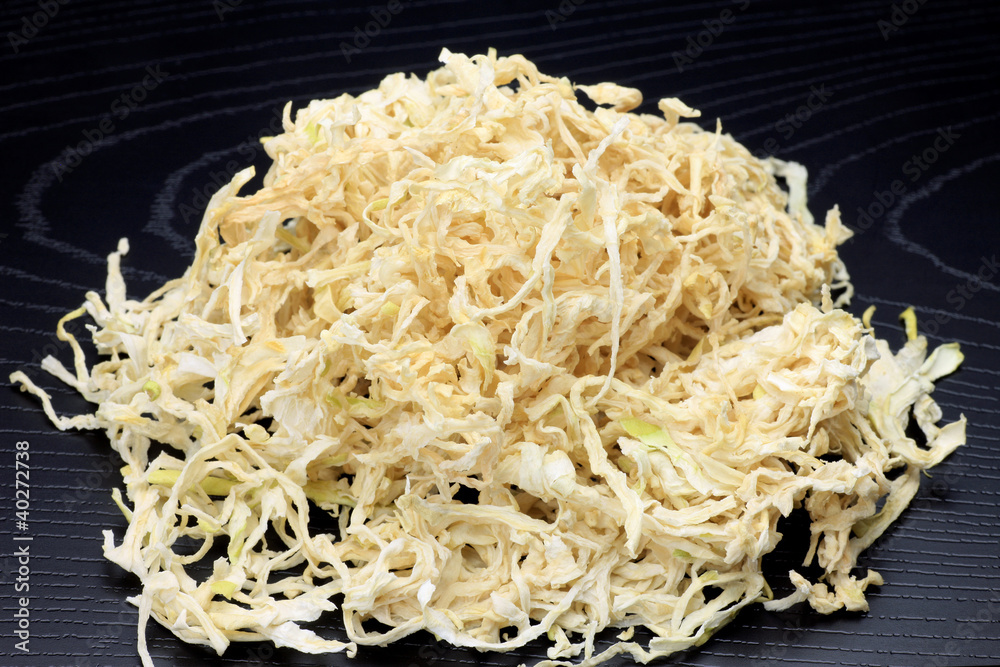 dry Japanese radish dry Japanese radish