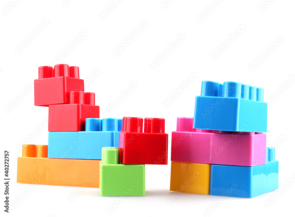 Plastic building blocks Plastic building blocks
