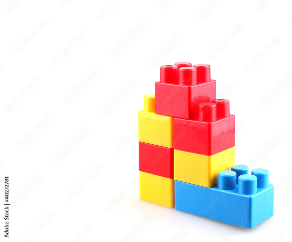 Plastic building blocks Plastic building blocks