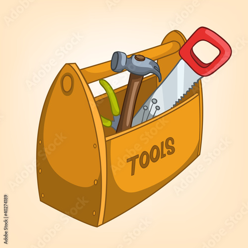 Cartoon Home Miscellaneous Tool Box